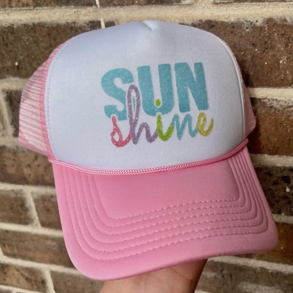 Pink Sunshine Trucker Hat